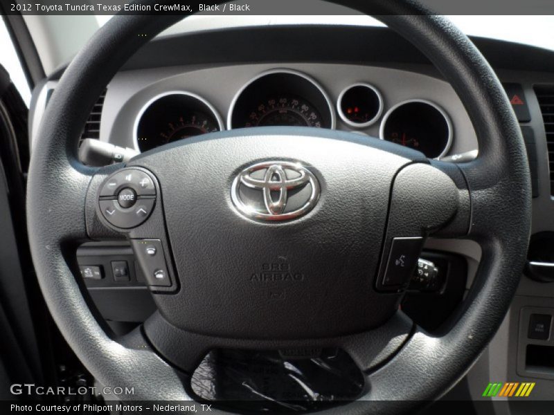 Black / Black 2012 Toyota Tundra Texas Edition CrewMax