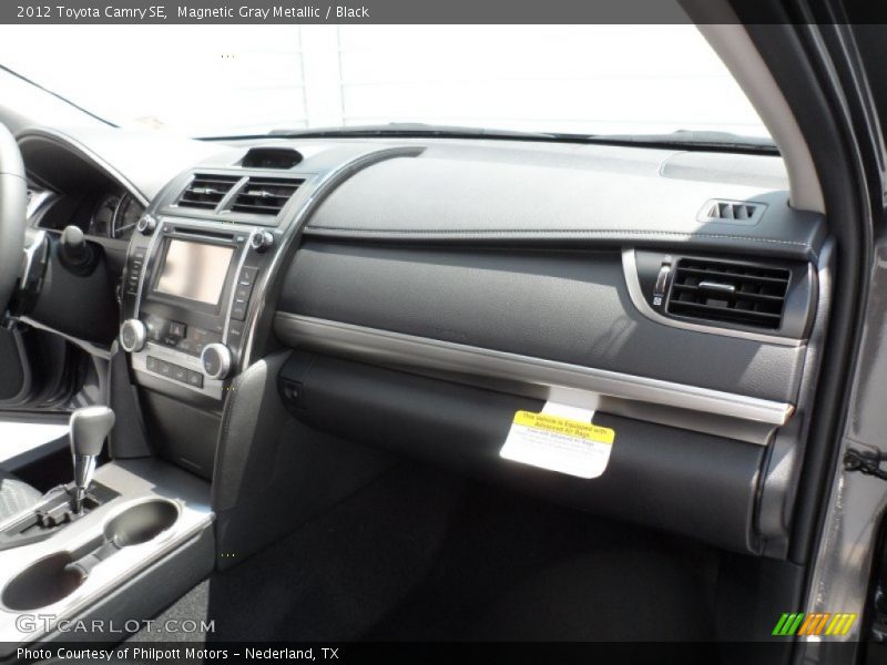 Magnetic Gray Metallic / Black 2012 Toyota Camry SE