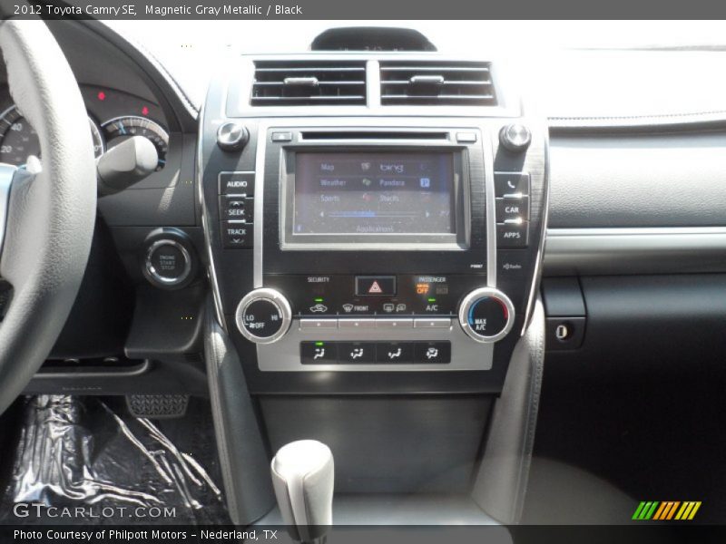 Magnetic Gray Metallic / Black 2012 Toyota Camry SE