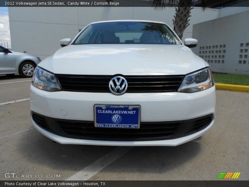 Candy White / Cornsilk Beige 2012 Volkswagen Jetta SE Sedan