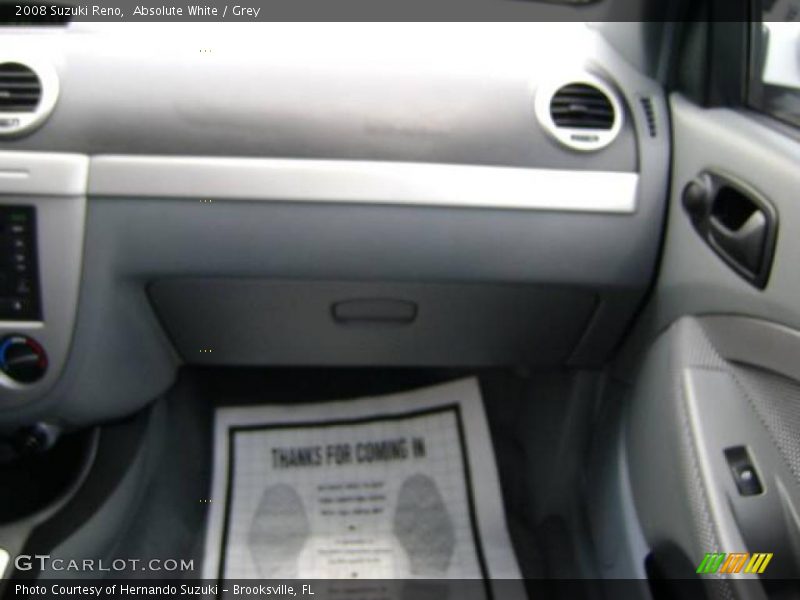 Absolute White / Grey 2008 Suzuki Reno