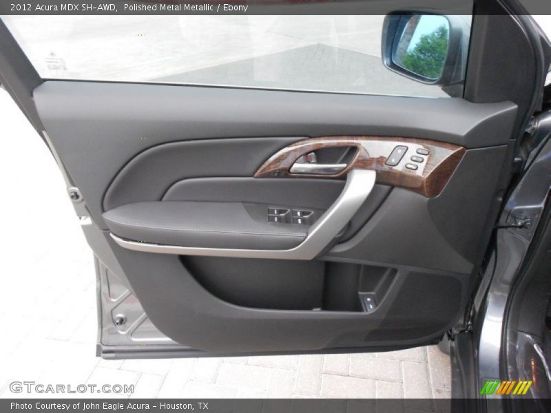 Polished Metal Metallic / Ebony 2012 Acura MDX SH-AWD
