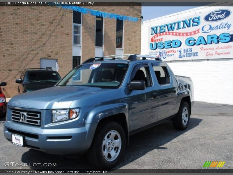 Steel Blue Metallic / Gray 2008 Honda Ridgeline RT