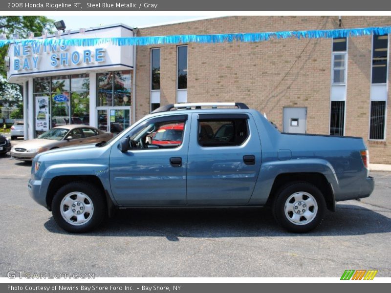 Steel Blue Metallic / Gray 2008 Honda Ridgeline RT