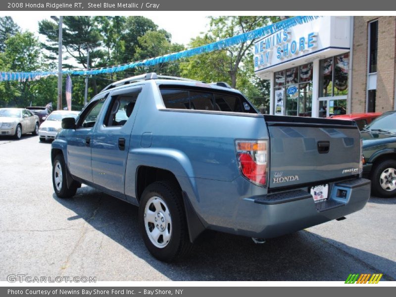 Steel Blue Metallic / Gray 2008 Honda Ridgeline RT