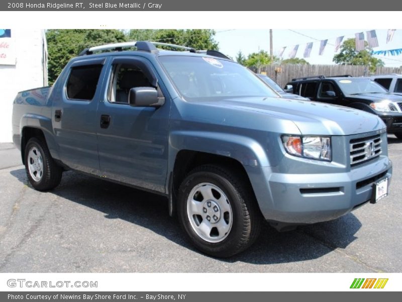 Steel Blue Metallic / Gray 2008 Honda Ridgeline RT