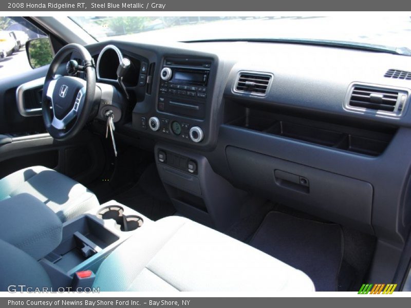 Steel Blue Metallic / Gray 2008 Honda Ridgeline RT