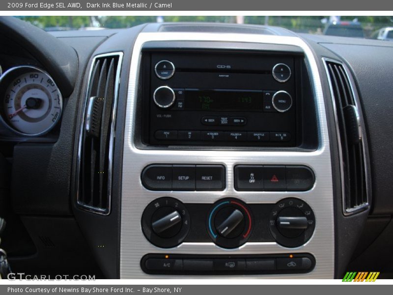 Dark Ink Blue Metallic / Camel 2009 Ford Edge SEL AWD