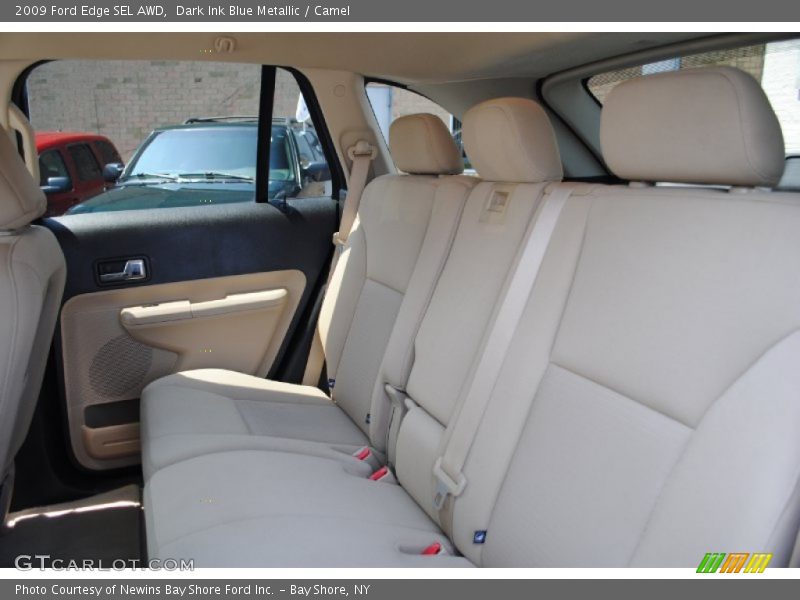 Dark Ink Blue Metallic / Camel 2009 Ford Edge SEL AWD
