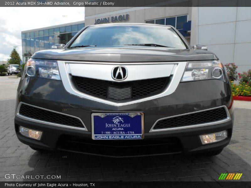 Grigio Metallic / Ebony 2012 Acura MDX SH-AWD Advance