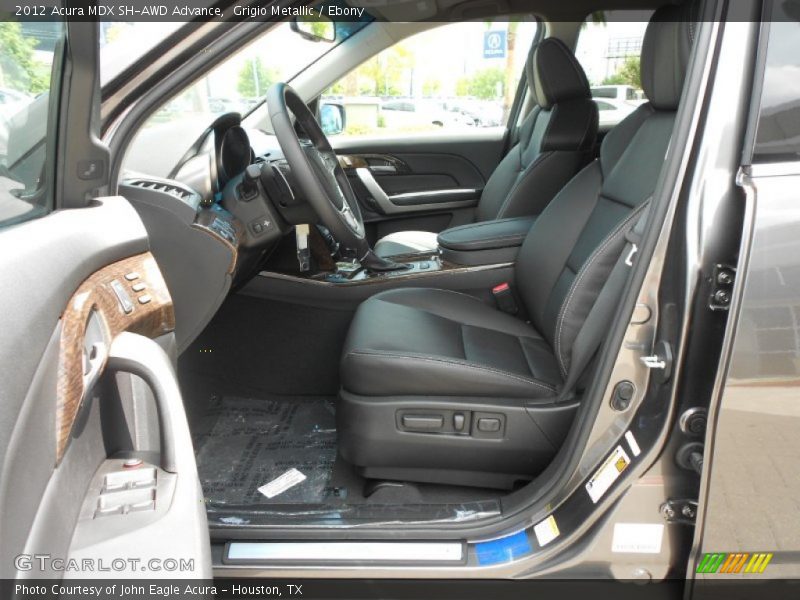 Grigio Metallic / Ebony 2012 Acura MDX SH-AWD Advance