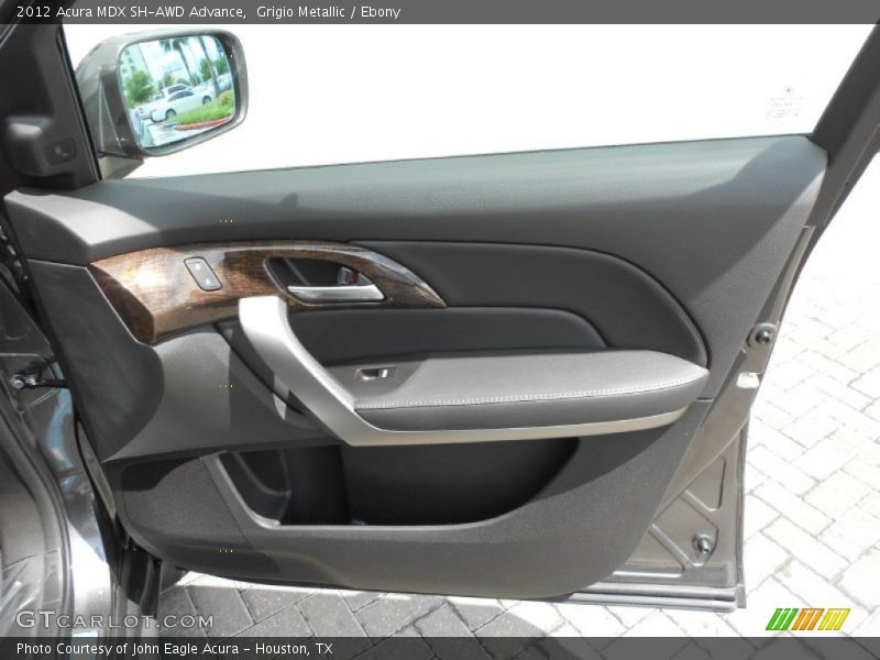 Grigio Metallic / Ebony 2012 Acura MDX SH-AWD Advance