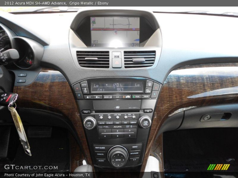 Grigio Metallic / Ebony 2012 Acura MDX SH-AWD Advance