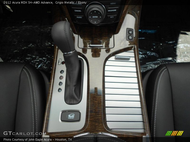 Grigio Metallic / Ebony 2012 Acura MDX SH-AWD Advance