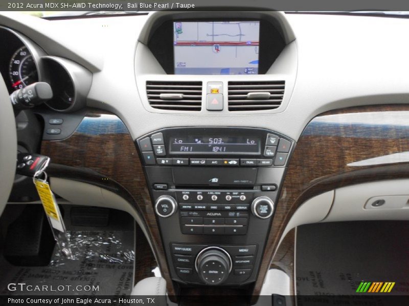 Bali Blue Pearl / Taupe 2012 Acura MDX SH-AWD Technology