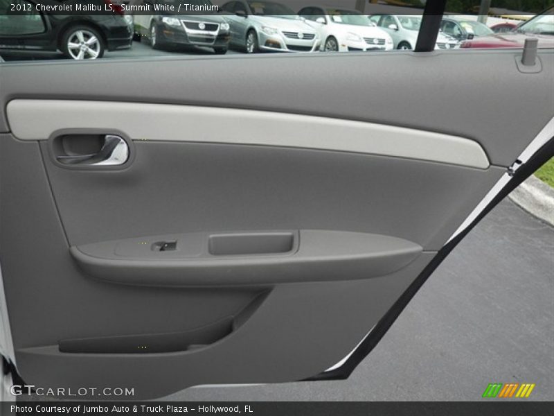 Summit White / Titanium 2012 Chevrolet Malibu LS