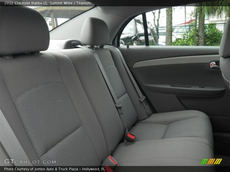 Summit White / Titanium 2012 Chevrolet Malibu LS