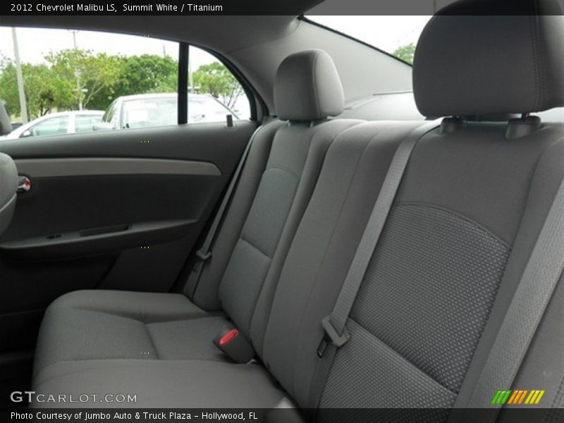 Summit White / Titanium 2012 Chevrolet Malibu LS