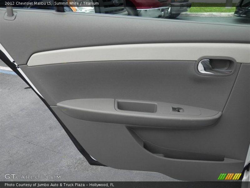 Summit White / Titanium 2012 Chevrolet Malibu LS