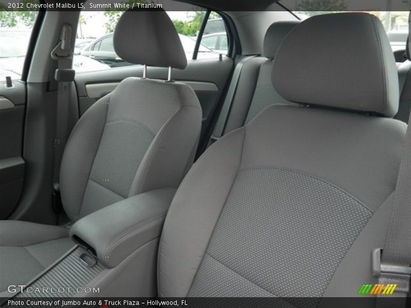 Summit White / Titanium 2012 Chevrolet Malibu LS