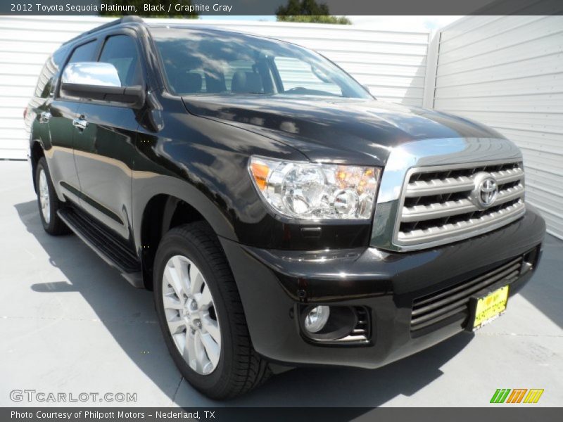 Black / Graphite Gray 2012 Toyota Sequoia Platinum