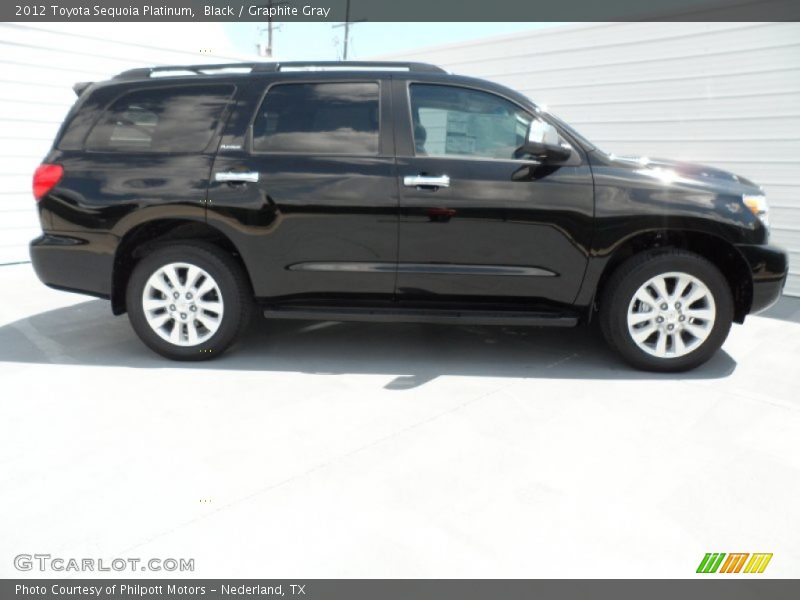 Black / Graphite Gray 2012 Toyota Sequoia Platinum