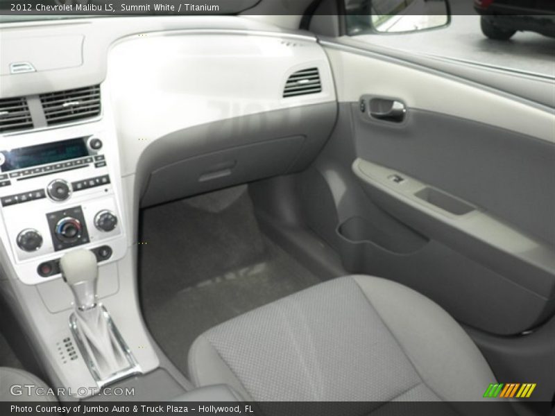 Summit White / Titanium 2012 Chevrolet Malibu LS