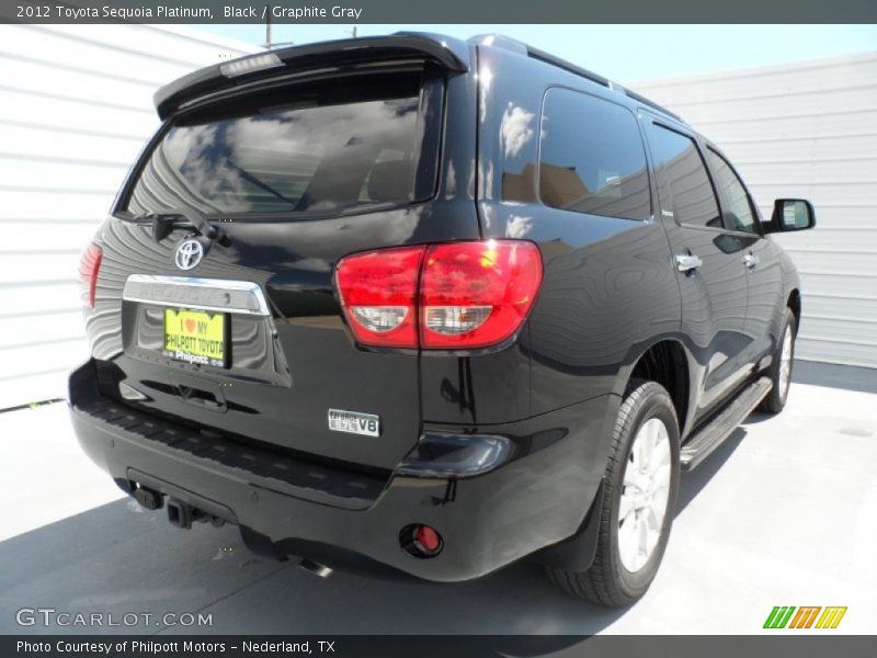 Black / Graphite Gray 2012 Toyota Sequoia Platinum
