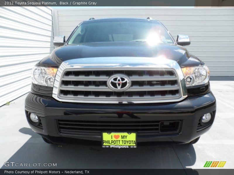 Black / Graphite Gray 2012 Toyota Sequoia Platinum