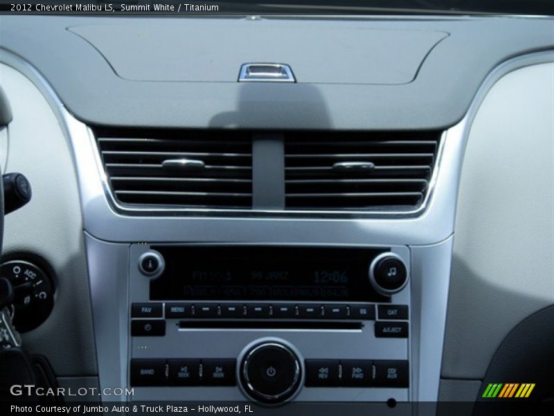 Summit White / Titanium 2012 Chevrolet Malibu LS