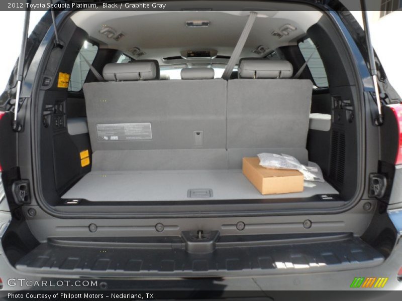  2012 Sequoia Platinum Trunk