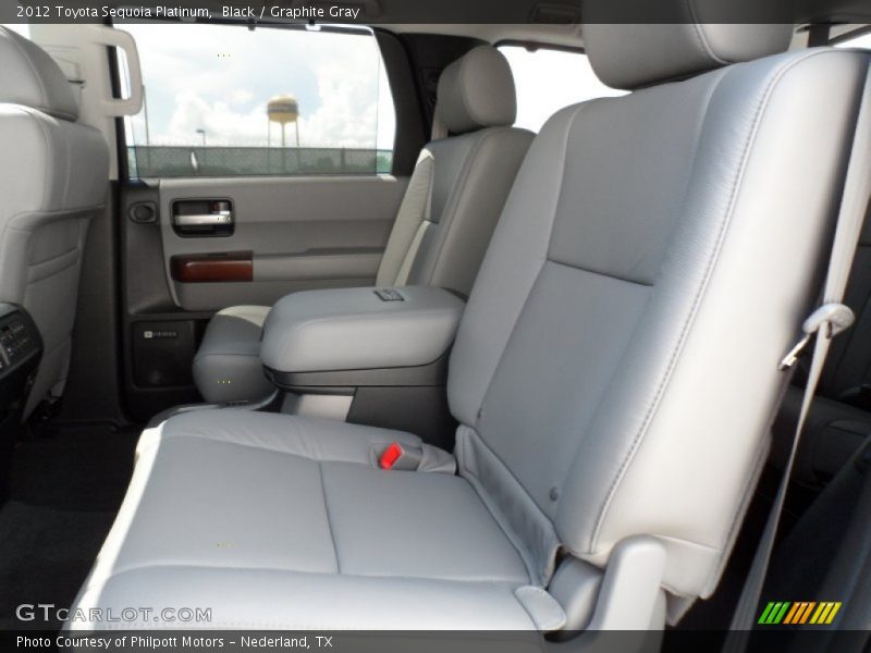 Rear Seat of 2012 Sequoia Platinum