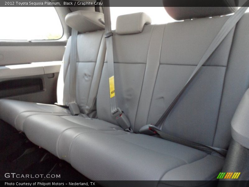 Rear Seat of 2012 Sequoia Platinum