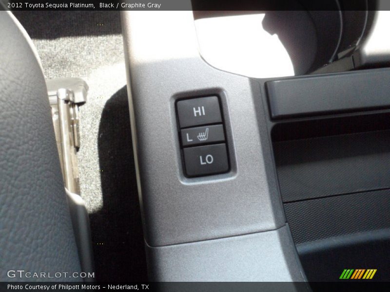 Black / Graphite Gray 2012 Toyota Sequoia Platinum