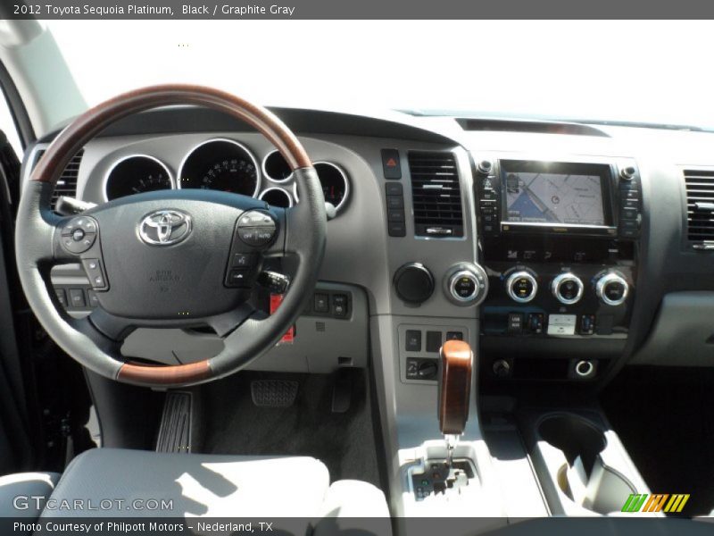 Black / Graphite Gray 2012 Toyota Sequoia Platinum