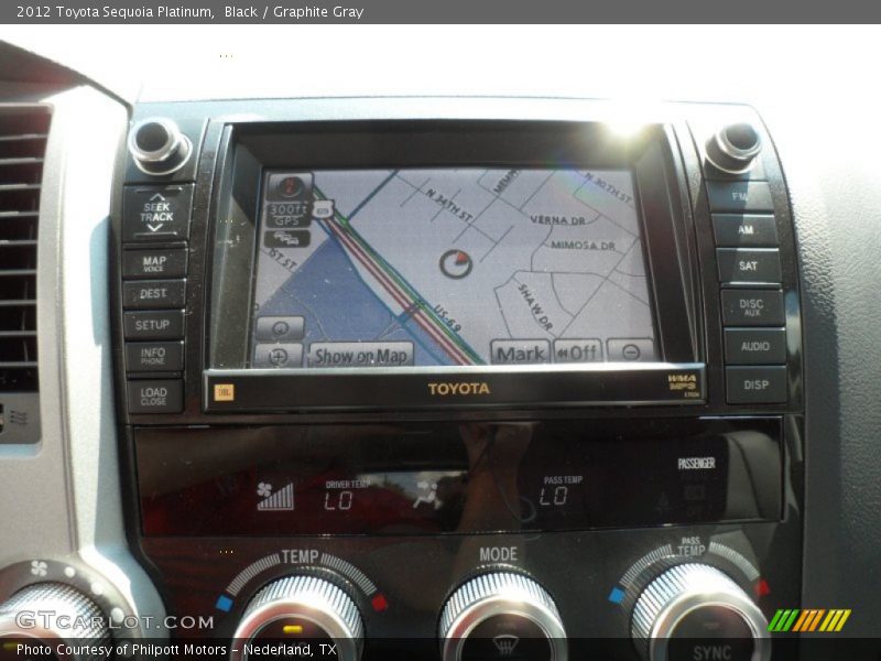 Navigation of 2012 Sequoia Platinum