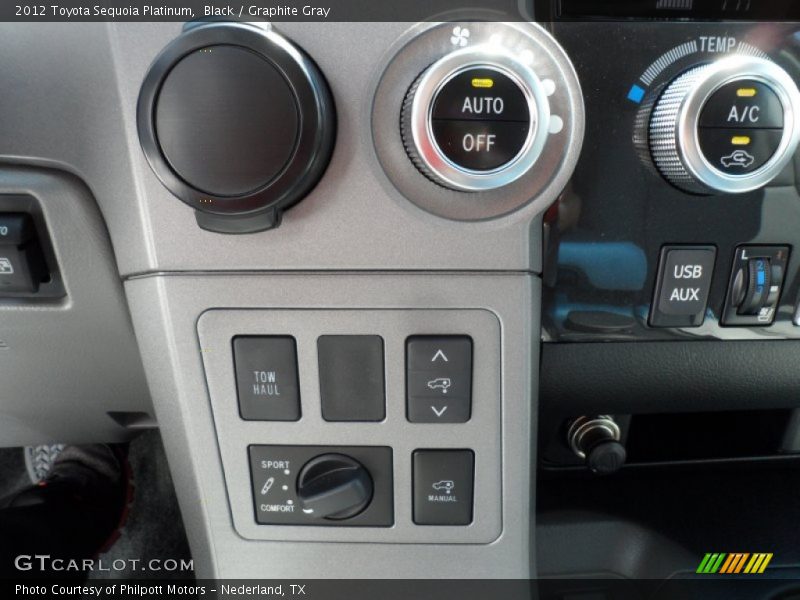 Black / Graphite Gray 2012 Toyota Sequoia Platinum