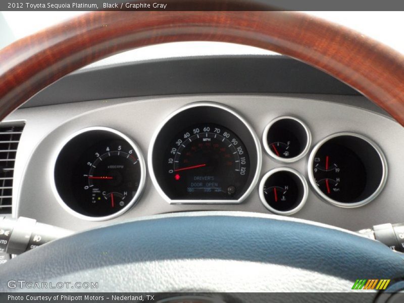 Black / Graphite Gray 2012 Toyota Sequoia Platinum