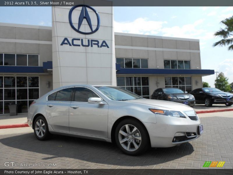 Silver Moon / Taupe 2012 Acura TL 3.5