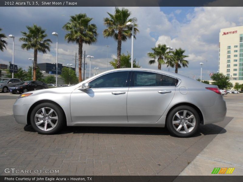 Silver Moon / Taupe 2012 Acura TL 3.5