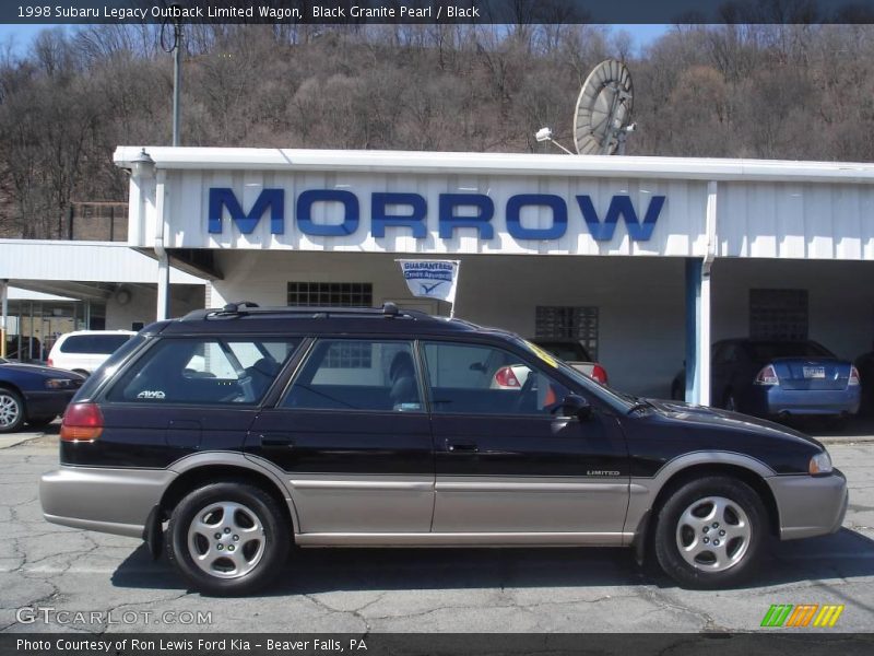 Black Granite Pearl / Black 1998 Subaru Legacy Outback Limited Wagon