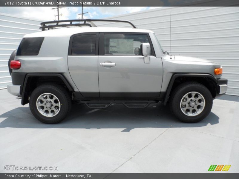 Silver Fresco Metallic / Dark Charcoal 2012 Toyota FJ Cruiser 4WD