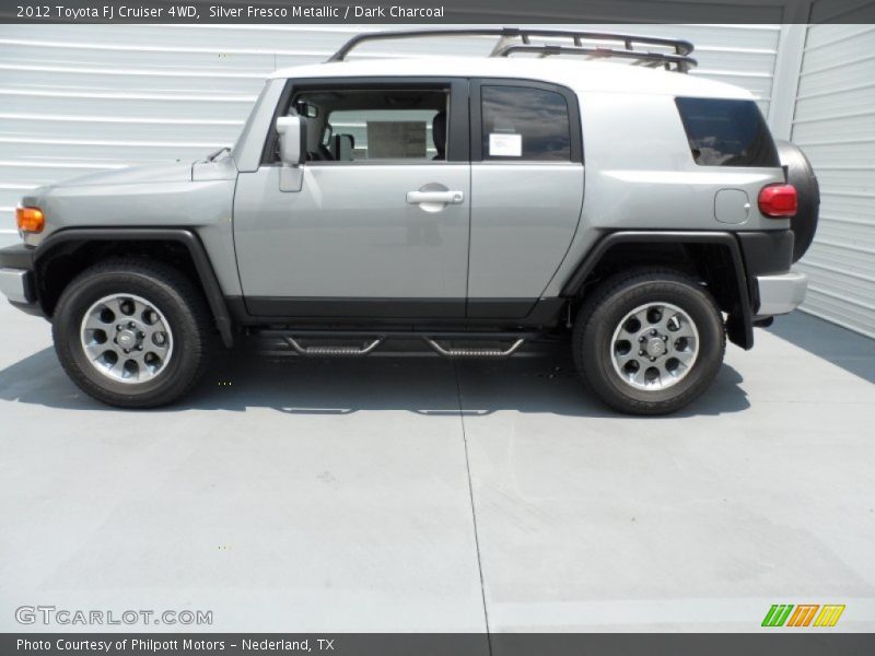 Silver Fresco Metallic / Dark Charcoal 2012 Toyota FJ Cruiser 4WD