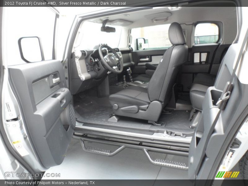 Silver Fresco Metallic / Dark Charcoal 2012 Toyota FJ Cruiser 4WD