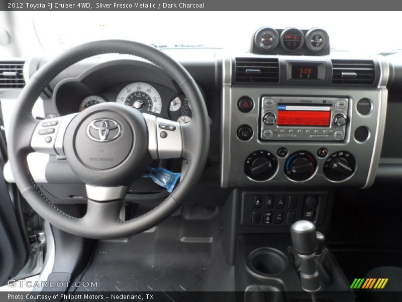 Silver Fresco Metallic / Dark Charcoal 2012 Toyota FJ Cruiser 4WD