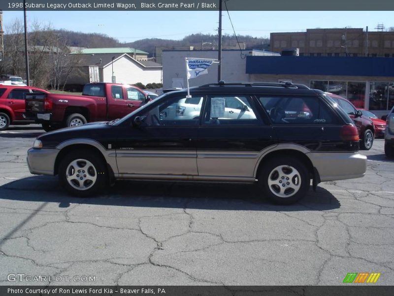 Black Granite Pearl / Black 1998 Subaru Legacy Outback Limited Wagon