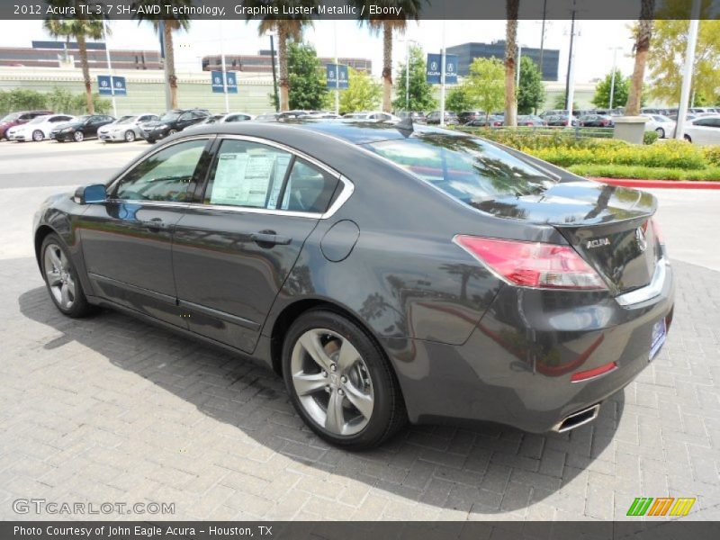 Graphite Luster Metallic / Ebony 2012 Acura TL 3.7 SH-AWD Technology