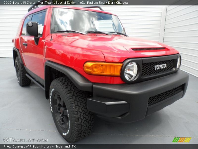 Front 3/4 View of 2012 FJ Cruiser Trail Teams Special Edition 4WD