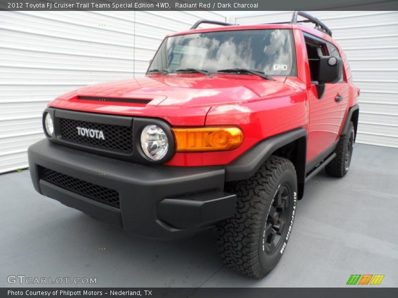 Radiant Red / Dark Charcoal 2012 Toyota FJ Cruiser Trail Teams Special Edition 4WD