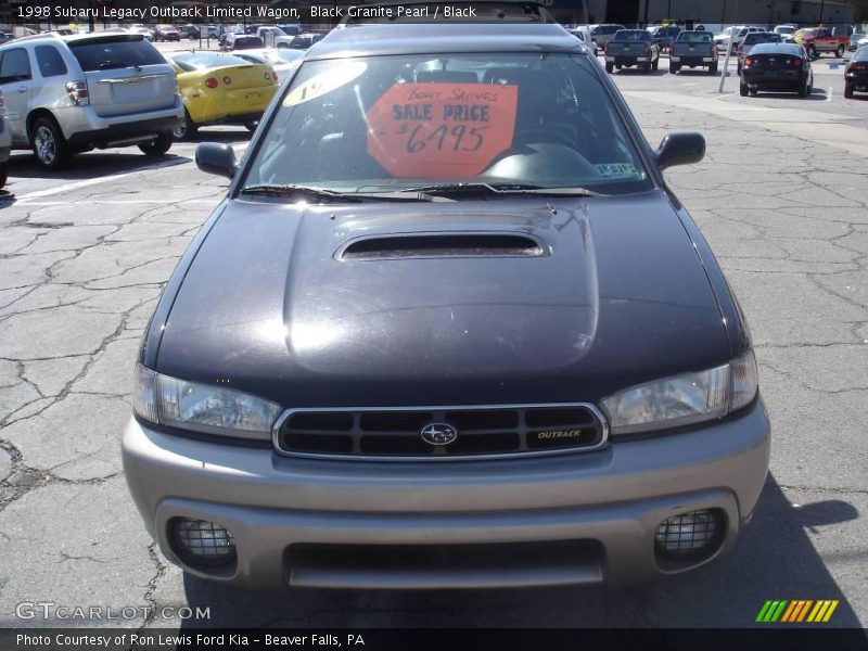 Black Granite Pearl / Black 1998 Subaru Legacy Outback Limited Wagon